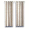 JJ53655 - CORTINA BEIGE CON OJALES (16/1)