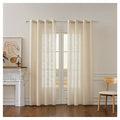 JJ53688 - CORTINA BEIGE CON ARGOLLAS (36/1)