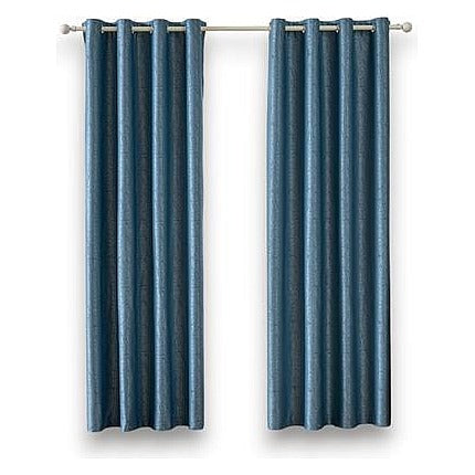YZ-CU-38 - CORTINA AZUL CON OJALES (24/1)