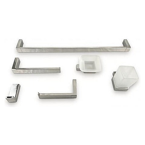 BA-BP10 - SET DE ACCESORIOS DE BAÑO ACERO INOXIDABLE (5/1)