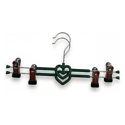 JJ53-057 - PERCHA CON PINZAS Y DISEÑO DE CORAZÓN (25/1)