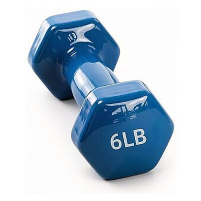 SG-SC085 - MANCUERNA HEXAGONAL 6LB AZUL (8/1)