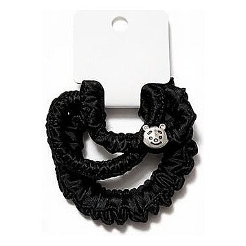GY32303 - COLETA ELÁSTICA NEGRA CON DIJE DE OSO (300/1)