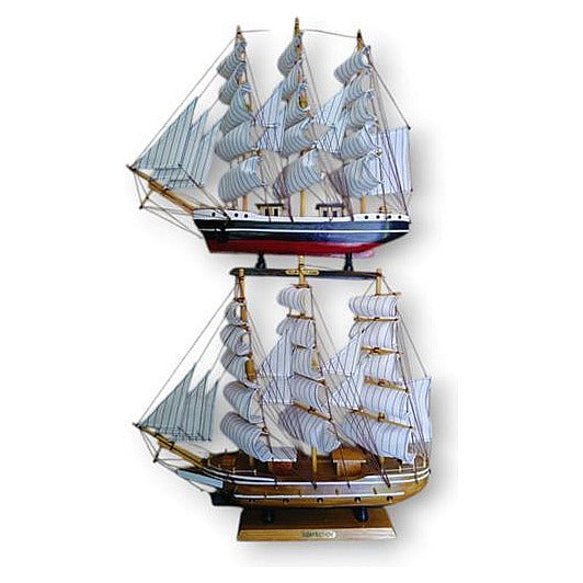 H-WAC01 - MODELO DE BARCO A VELA DECORATIVO (6/1)