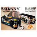 SK-145 - HORNO TOSTADOR 3 EN 1 1250W (4/1)