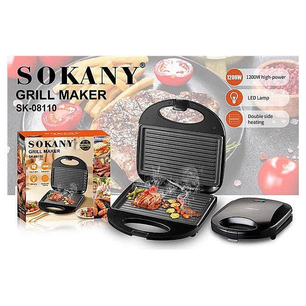 SK-08110 - PARRILLA ELÉCTRICA 1200W (10/1)