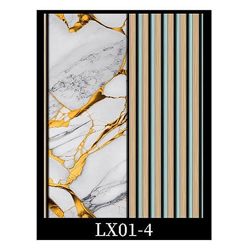 WJ61-058 - PAPEL TAPIZ MARMOLEADO CON DORADO (20/1)