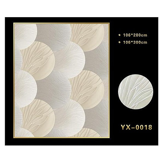 WJ61-086 - PAPEL TAPIZ CON DISEÑO CIRCULAR 106*300CM (12/1)