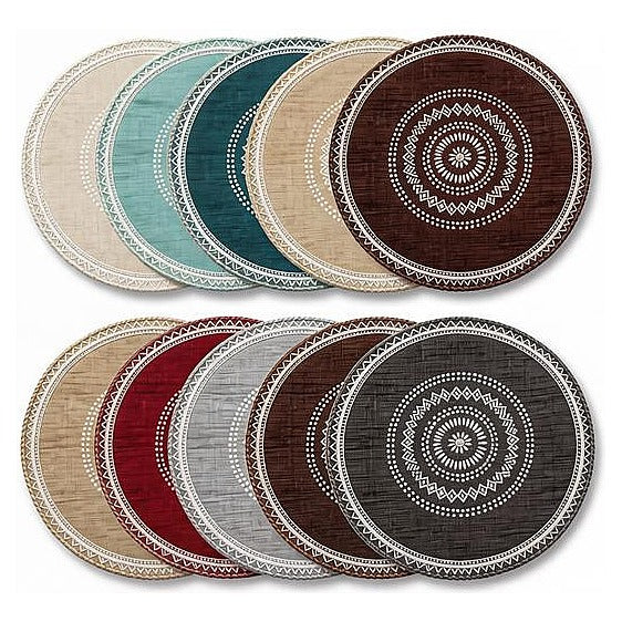 JJ54044 - MANTEL INDIVIDUAL REDONDO MULTICOLOR (360/1)
