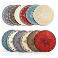 JJ54041 - MANTEL INDIVIDUAL REDONDO ESTAMPADO (360/1)