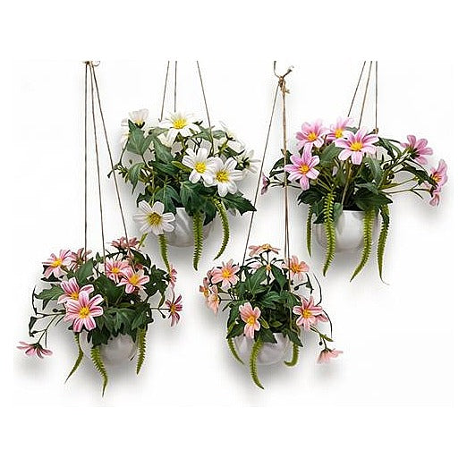 HG-SF1-9 - MACETAS COLGANTES CON FLORES ARTIFICIALES (144/1)