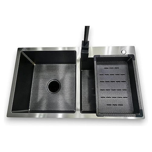 BA-H16 - FREGADERO DOBLE DE ACERO INOXIDABLE (100/1)