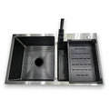 BA-H16 - FREGADERO DOBLE DE ACERO INOXIDABLE (100/1)