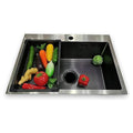BA-H15 - FREGADERO DE ACERO INOXIDABLE 60X45 CM (199/1)