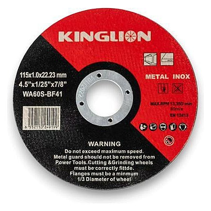HS-GW-J5 - DISCO DE CORTE PARA METAL 115X1.0X22.23 MM (200/1)