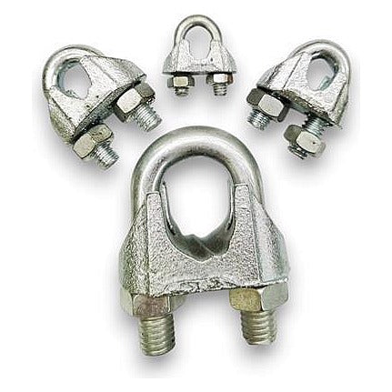 HS-GBL4 - ABRAZADERA PARA CABLE GALVANIZADA 30MM (50/1)