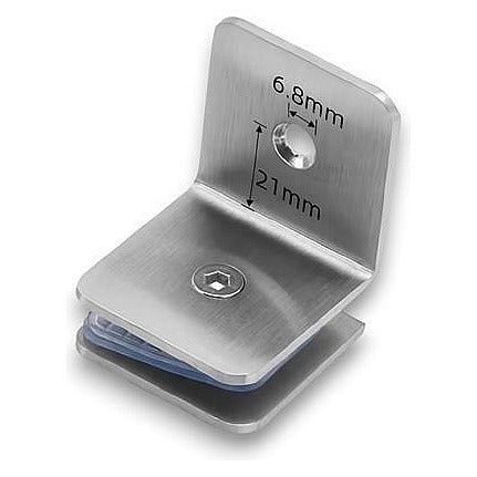 HS-AC-GC3 - SOPORTE DE ESQUINA 90° ACERO INOXIDABLE (240/1)
