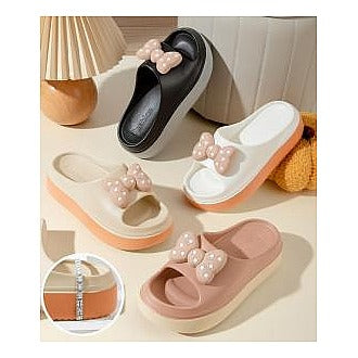 JJ54437 - SANDALIAS CON PLATAFORMA Y MOÑO (48/1)