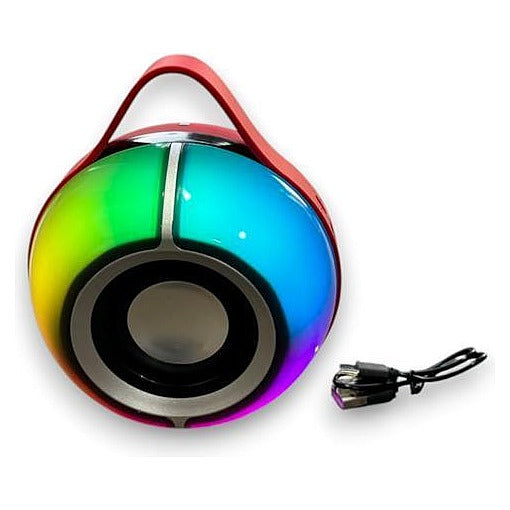 DQ44-006 - BOCINA PORTÁTIL CON LUCES LED (60/1)