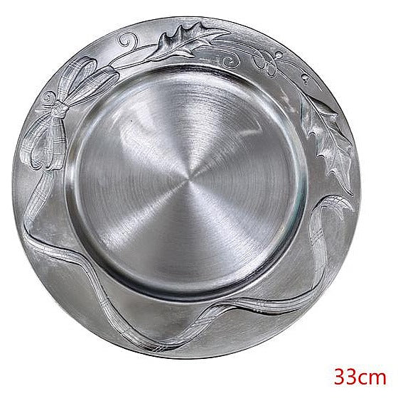 H-HBP20 - PLATO DECORATIVO DE ALUMINIO 33 CM (50/1)
