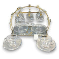 GY32578 - JUEGO DE TÉ DECORATIVO DE CRISTAL (6/1)
