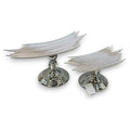 GY32592 - CENTRO DE MESA DECORATIVO PLATEADO (12/1)