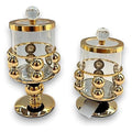 GY32574 - ENVASES DECORATIVOS DE CRISTAL Y METAL (24/1)