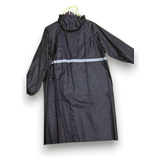 JJ54082 - IMPERMEABLE NEGRO CON CAPUCHA (80/1)