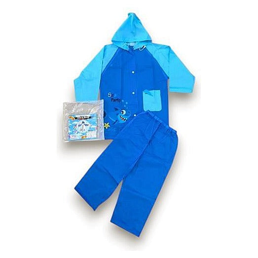 JJ54078 - CONJUNTO DE IMPERMEABLE INFANTIL AZUL (120/1)