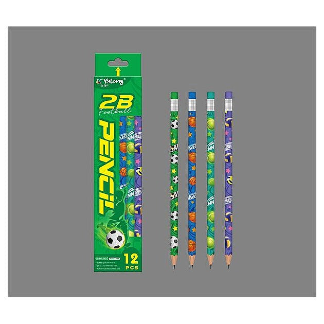 YL251313 - LÁPICES 2B TEMÁTICOS DEPORTIVOS (240/1)