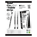 YL252619-黑 - SET DE BOLÍGRAFOS DE GEL NEGRO 0.5 MM (1728/1)
