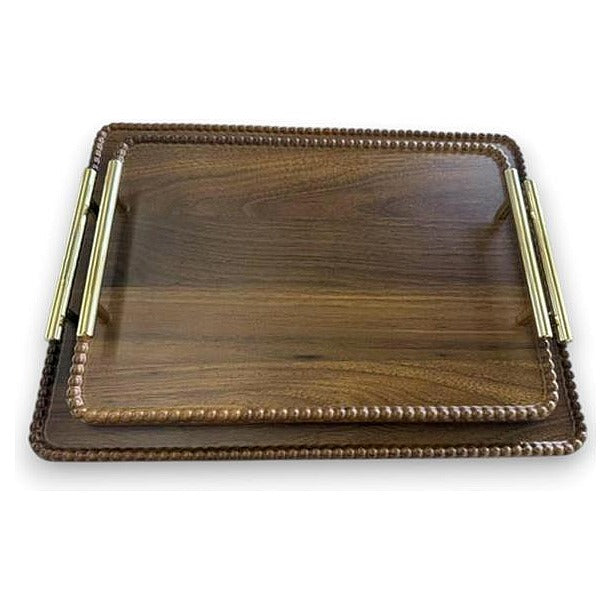 HG-AJ100 - JUEGO DE BANDEJAS DE MADERA CON ASAS (12/1)