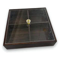 JJ53846 - CAJA ORGANIZADORA DE MADERA CON VIDRIO (36/1)