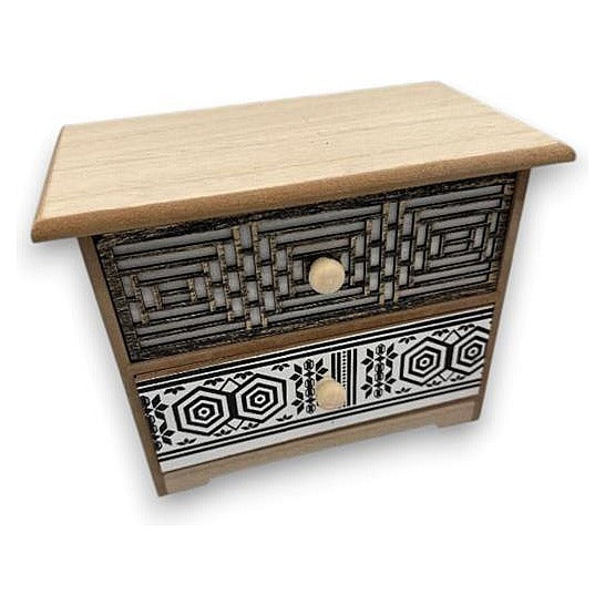 JJ53837 - CAJONERA DECORATIVA DE MADERA (24/1)