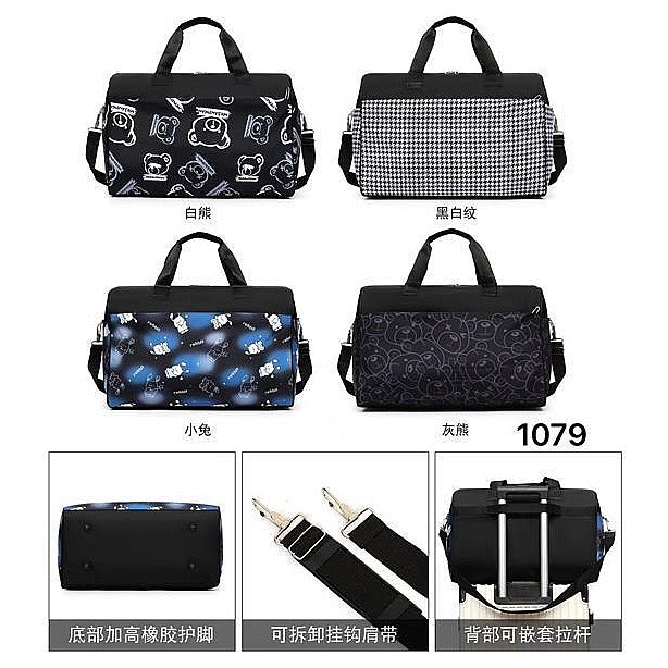 H-KHB25 - BOLSO DE VIAJE CON ESTAMPADO (60/1)