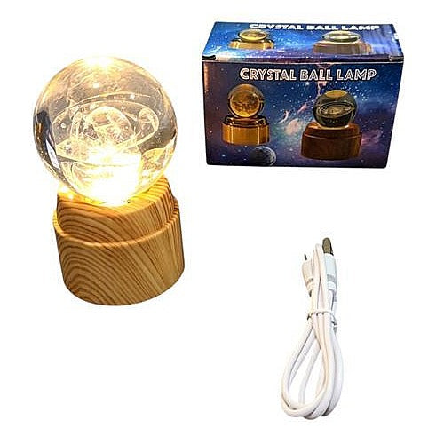 JJ53-202 - LÁMPARA ESFERA DE CRISTAL USB (60/1)