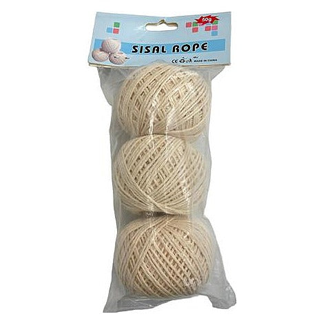 HG-FSH14 - OVILLOS DE HILO DE SISAL 50G (120/1)