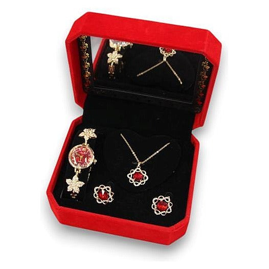 GY32822 - SET DE JOYERÍA EN ESTUCHE ROJO (100/1)