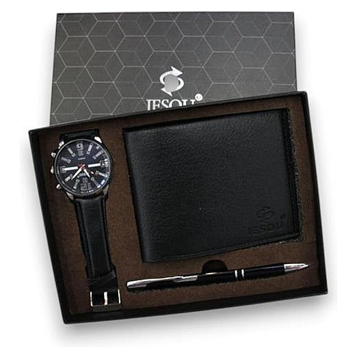 GY32842 - SET DE RELOJ, BILLETERA Y BOLÍGRAFO (100/1)