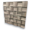 WJ61-037 - PANEL DECORATIVO 3D DE MADERA 600*600MM (6/1)