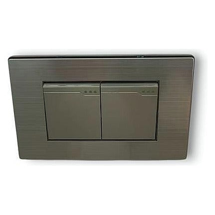 EL-CN017 - INTERRUPTOR DOBLE MODERNO (100/1)