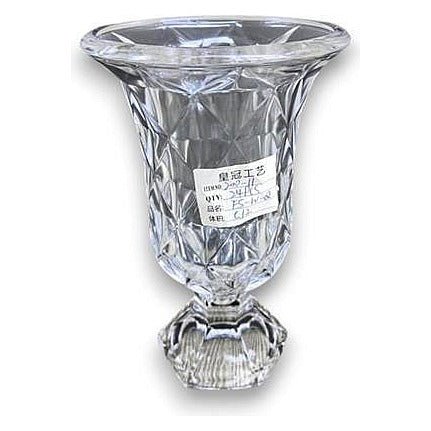 JJ54064 - FLORERO DE CRISTAL TALLADO (24/1)