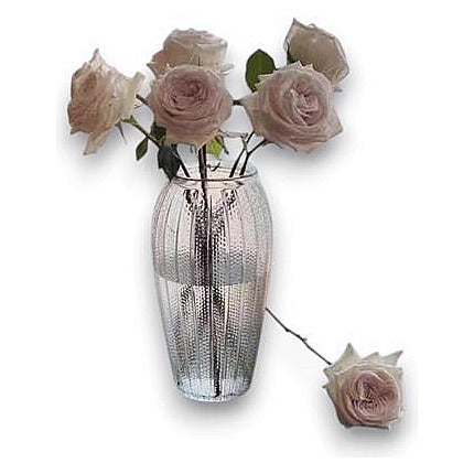 JJ54075 - FLORERO DE VIDRIO ESTRIADO (30/1)
