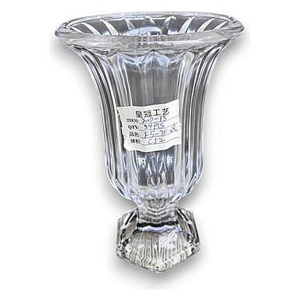 JJ54065 - FLORERO DE CRISTAL TALLADO (24/1)