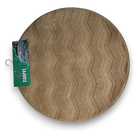JJ53-161 - ALFOMBRA REDONDA BEIGE 80*80 CM (40/1)