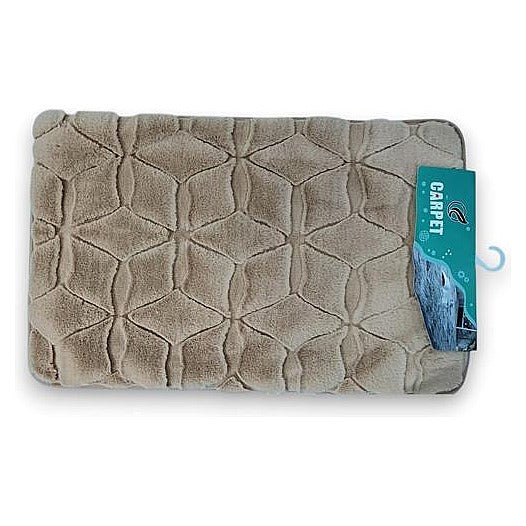 JJ53-152 - ALFOMBRA BEIGE ANTIDESLIZANTE 50X80 (50/1)