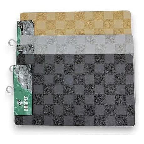 JJ53-148 - ALFOMBRA ANTIDESLIZANTE A CUADROS 45*75 CM (50/1)