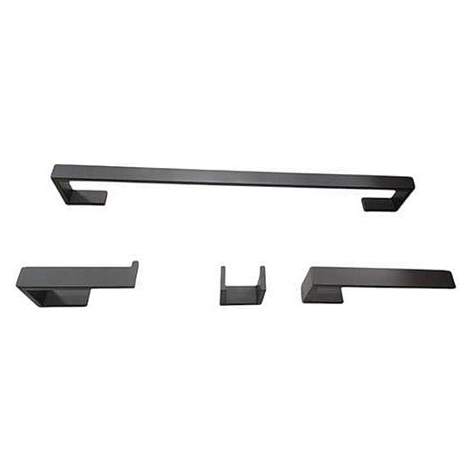 BA-OG-167 - JUEGO DE ACCESORIOS DE BAÑO NEGRO (10/1)
