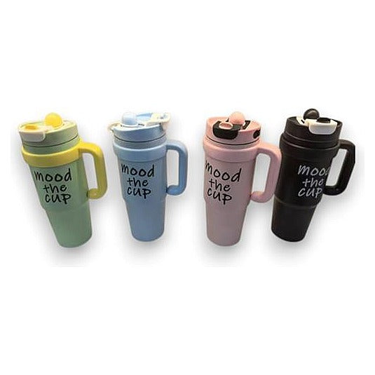 JJ53966 - VASO TÉRMICO CON TAPA DE COLORES (40/1)