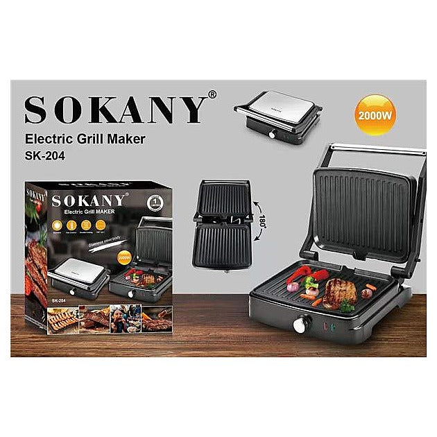 SK-204 - PARRILLA ELÉCTRICA 2000W (4/1)